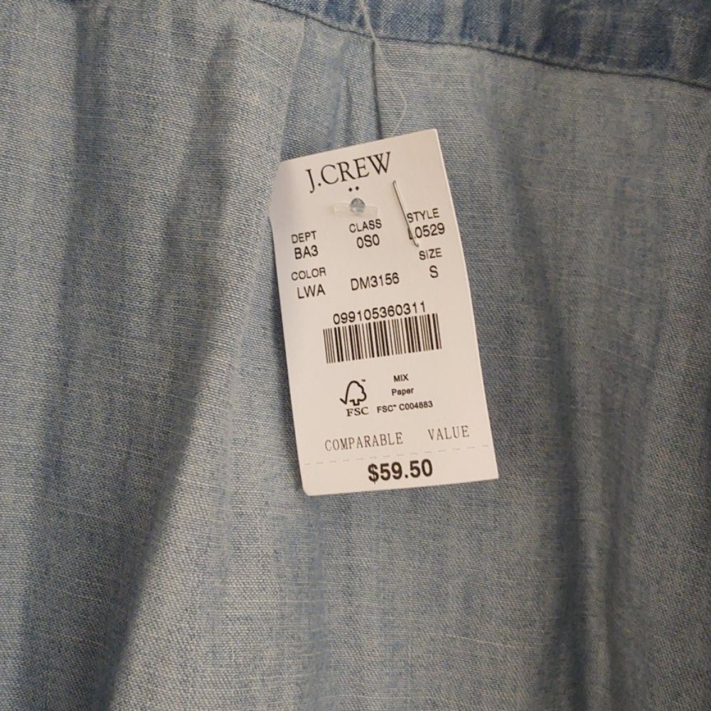 JCREW JUST REDUCED Denim Shirt - Picture 2 of 3